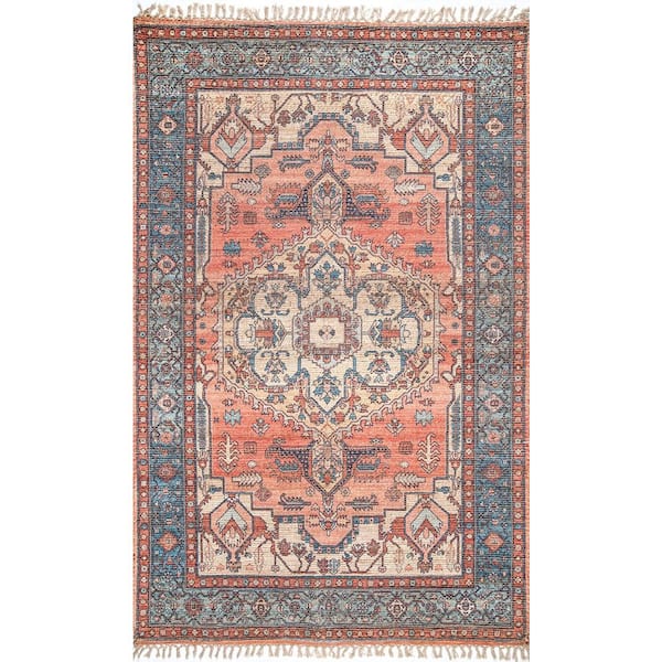 nuLOOM Andrea Flatweave Multi 6 ft. x 6 ft. Square Area Rug