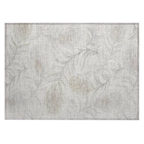 Chantille Machine Washable Indoor/Outdoor Abstract ACN3147 Ivory 2 ft. x 3 ft. Accent Rug