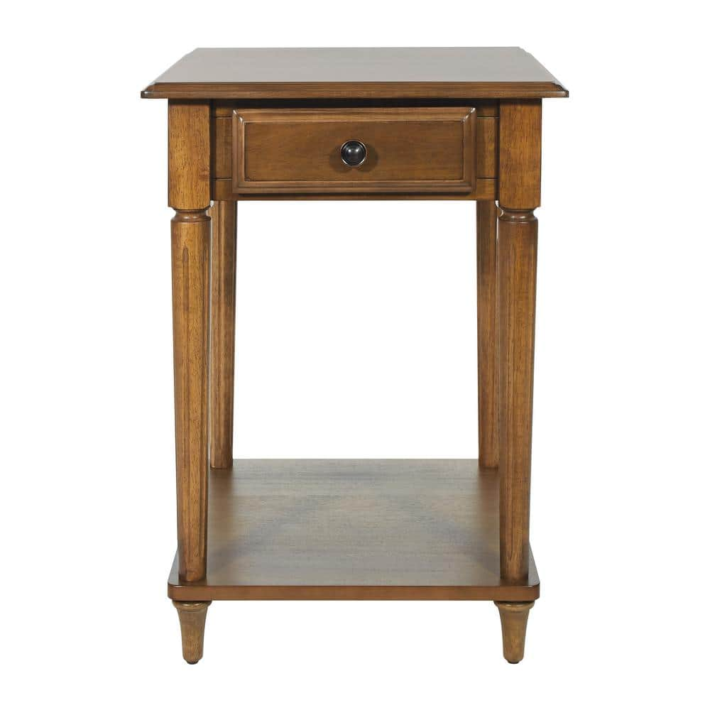 OSP Home Furnishings Bandon Ginger Brown End Table BNN09-GB - The Home ...