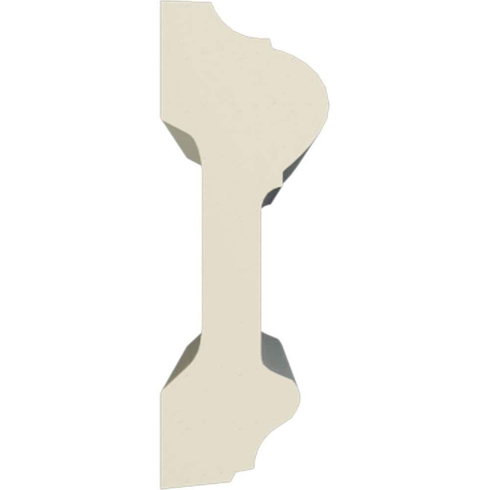 Ekena Millwork Bedford 3.625'' H x 94.5'' W x 1.25'' D Urethane Chair Rail