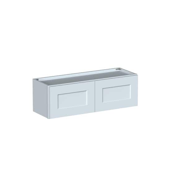 36 in. W x 12 in. D x 12 in. H Plywood Ready to Assemble Wall Bridge Kitchen Cabinet in Dove Gray
