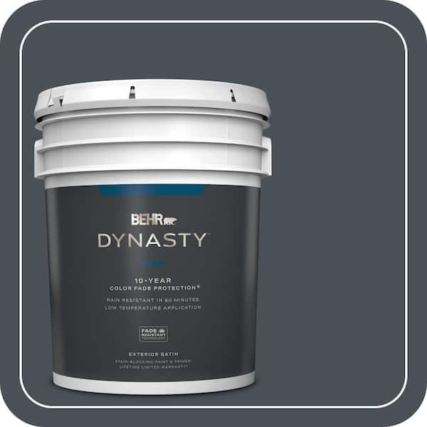 BEHR DYNASTY 5 gal. #PPU25-22 Chimney Satin Enamel Exterior Stain-Blocking Paint & Primer