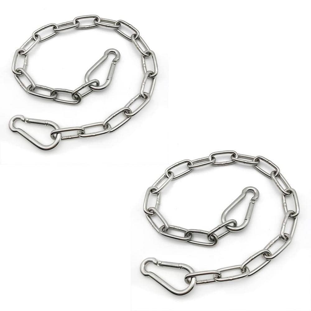 Angel Sar 20 in. Heavy Duty Stainless Steel Chain 550 lb. Capacity