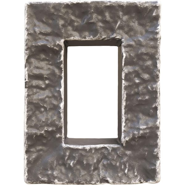 Ekena Millwork 4 in. x 7-7/8 in. Universal Electrical Cover for Stonewall Faux Stone Siding Panels