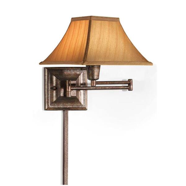 Home Decorators Collection Gold Kingston Swing-Arm Pin-Up Lamp