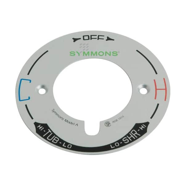 Symmons Temptrol 4 in. Dial in Chrome for Tub and Shower