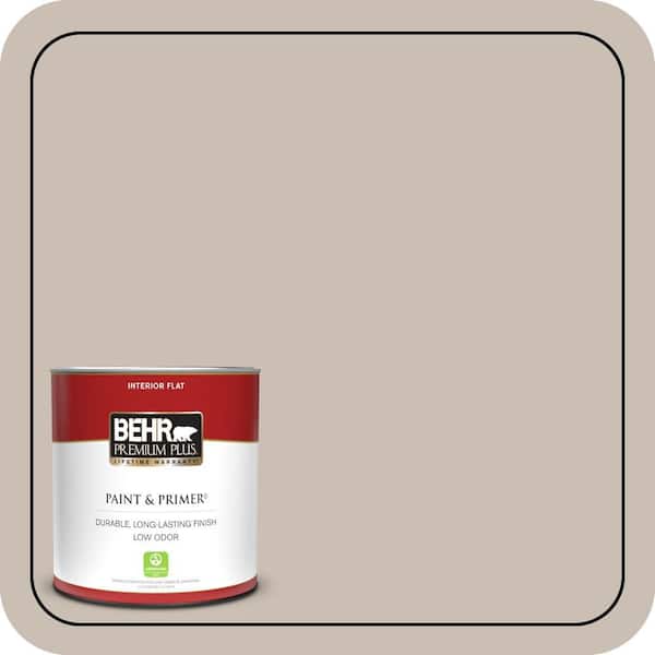 BEHR PREMIUM PLUS 1 qt. #T16-06 Penthouse View Flat Low Odor Interior Paint & Primer