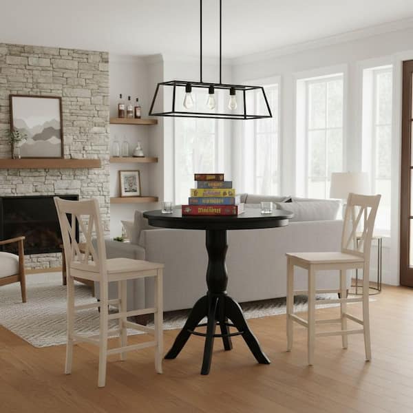 46 in. Double X-Back Stool