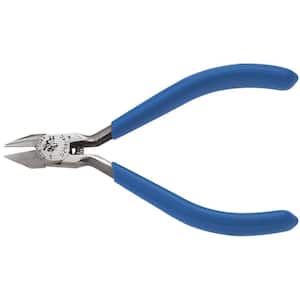 4 in. Electronics Midget Diagonal Cutting Pliers with Pointed Nose and Extra Narrow Jaws