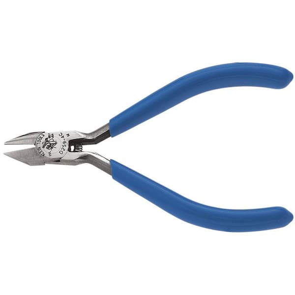 Klein Tools 4 in. Electronics Midget Diagonal Cutting Pliers with Pointed Nose and Extra Narrow Jaws