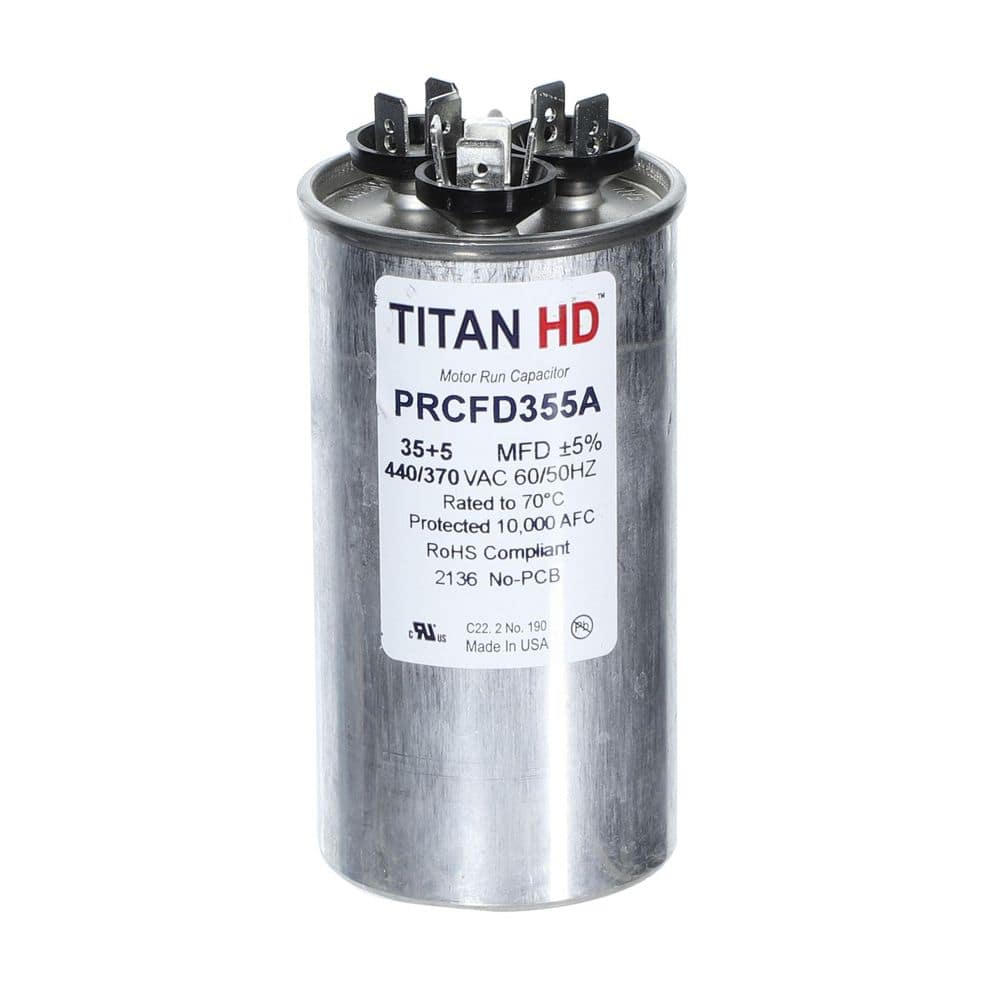 Ripi 04 5プレート PRCFD255A 25+5 MFD Titan HD Run Capacitor