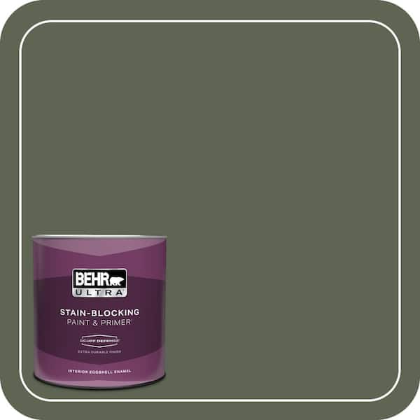BEHR ULTRA 1 qt. #N390-7 Cypress Vine Extra Durable Eggshell Enamel Interior Paint & Primer