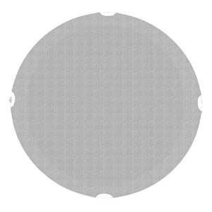 8 ft. Round Light Gray Above Ground Pool Winter Cover with 4 ft. Overlap, Swimming Pool Cover Protector