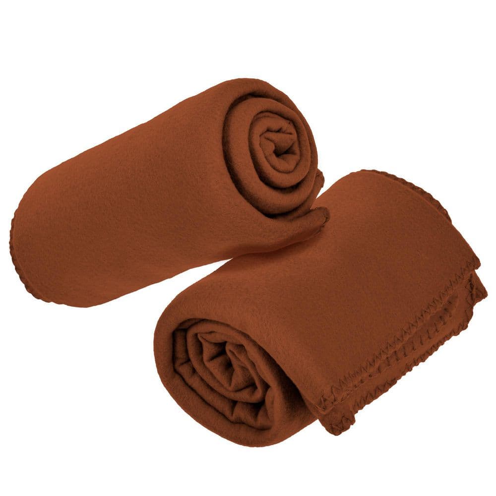 Brown 50 x 60 Inch Fleece Electric Throw Blanket