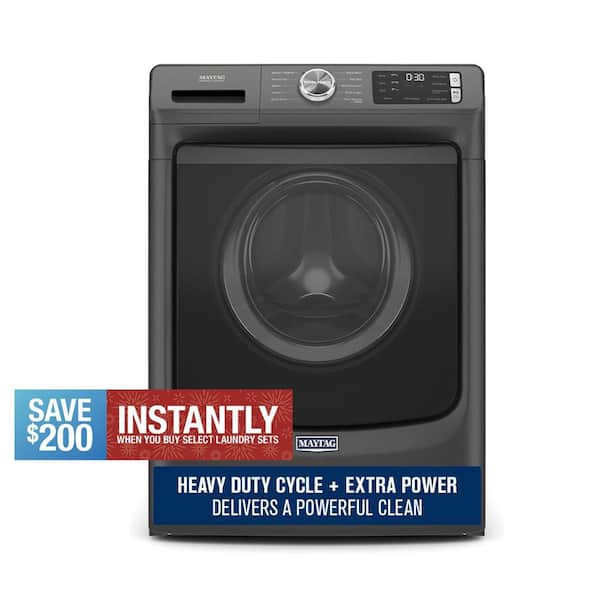 4.5 cu. ft. Front Load Washer in Volcano Black