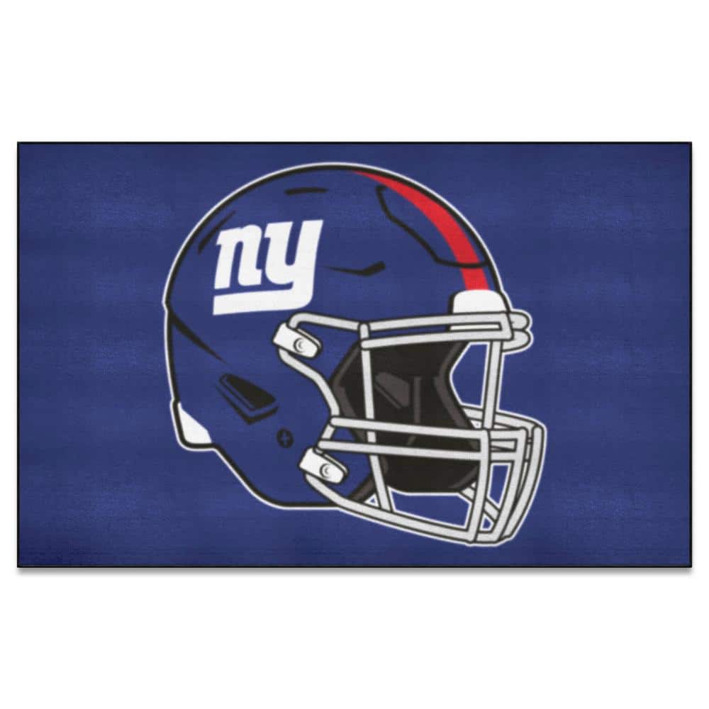 FANMATS NFL New York Giants Helmet Rug 5ft. x 8ft. 5809 The Home Depot