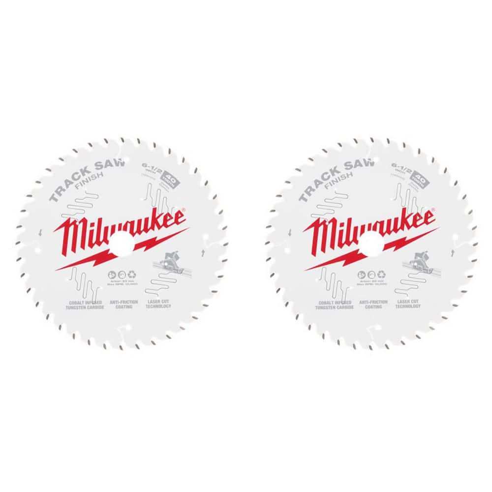 6-1/2 in. x 40-Tooth Fine Finish Track Saw Blade (2-Pack) price history on PriceWatchPro
