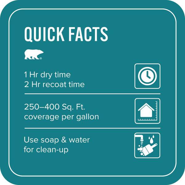 BEHR MARQUEE - 1 gal. #PPU13-01 Caribe Satin Enamel Exterior Paint & Primer