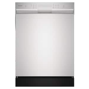 24 in Front Control Standard Built-In Dishwasher in Stainless Steel with 5 Cycles 52 dBA