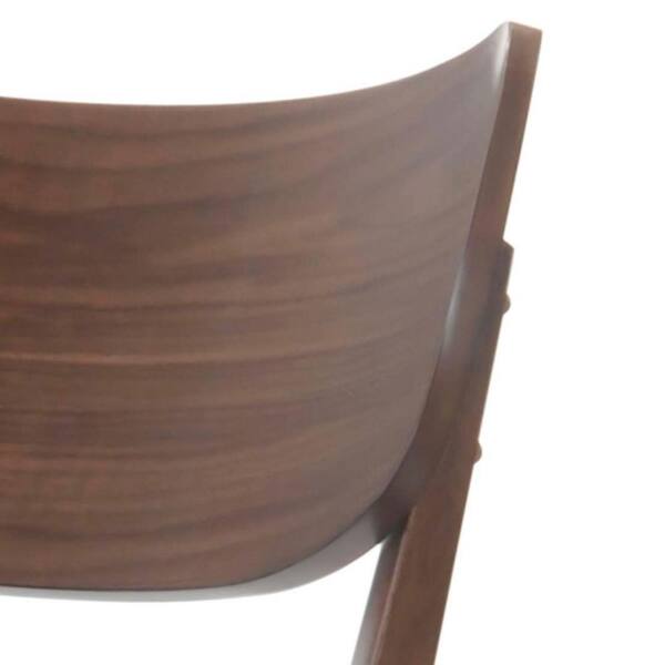 rosie light walnut side chair set