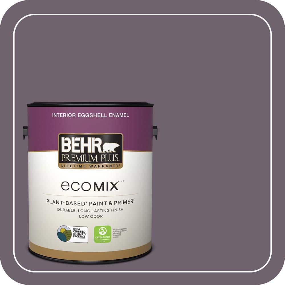 1 gal. #670F-6 Vintage Grape Eggshell Enamel EcoMix Plant-Based Interior Paint & Primer price history on PriceWatchPro