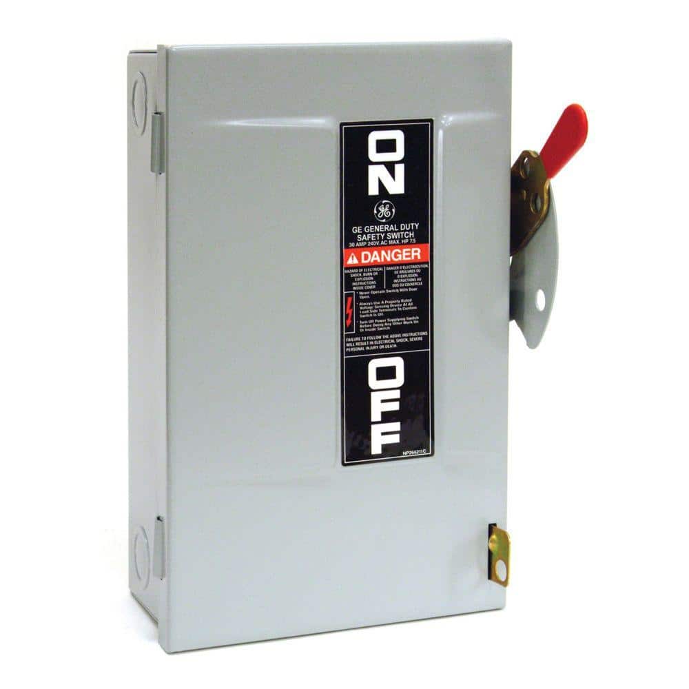 Details about   GE THN2261MDC MOD 7 NON FUSIBLE SAFETY SWITCH 30A 250/600VDC 3P 15HP TYPE 1,12 