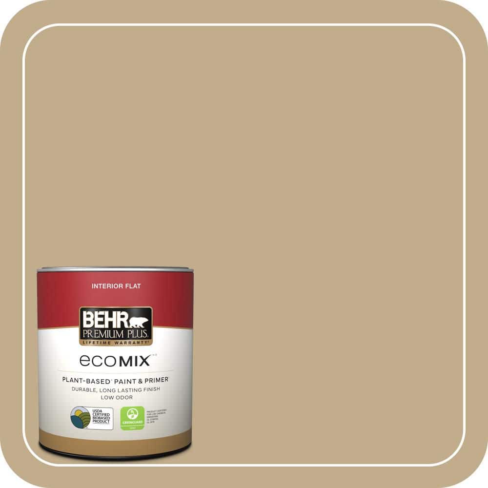 1 qt. #PPU7-21 Woven Straw Flat EcoMix Plant-Based Interior Paint & Primer price history on PriceWatchPro