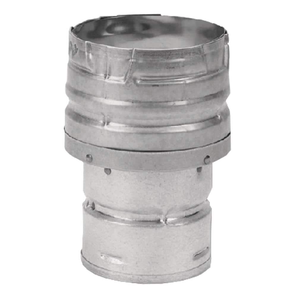 8 DuraTech Chimney Adaptor With Trim, For DVL or Single/Double Wall  Stovepipe - Chimney Liner Depot