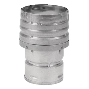 PelletVent 3 in. to 4 in. Double-Wall Chimney Pipe Increaser