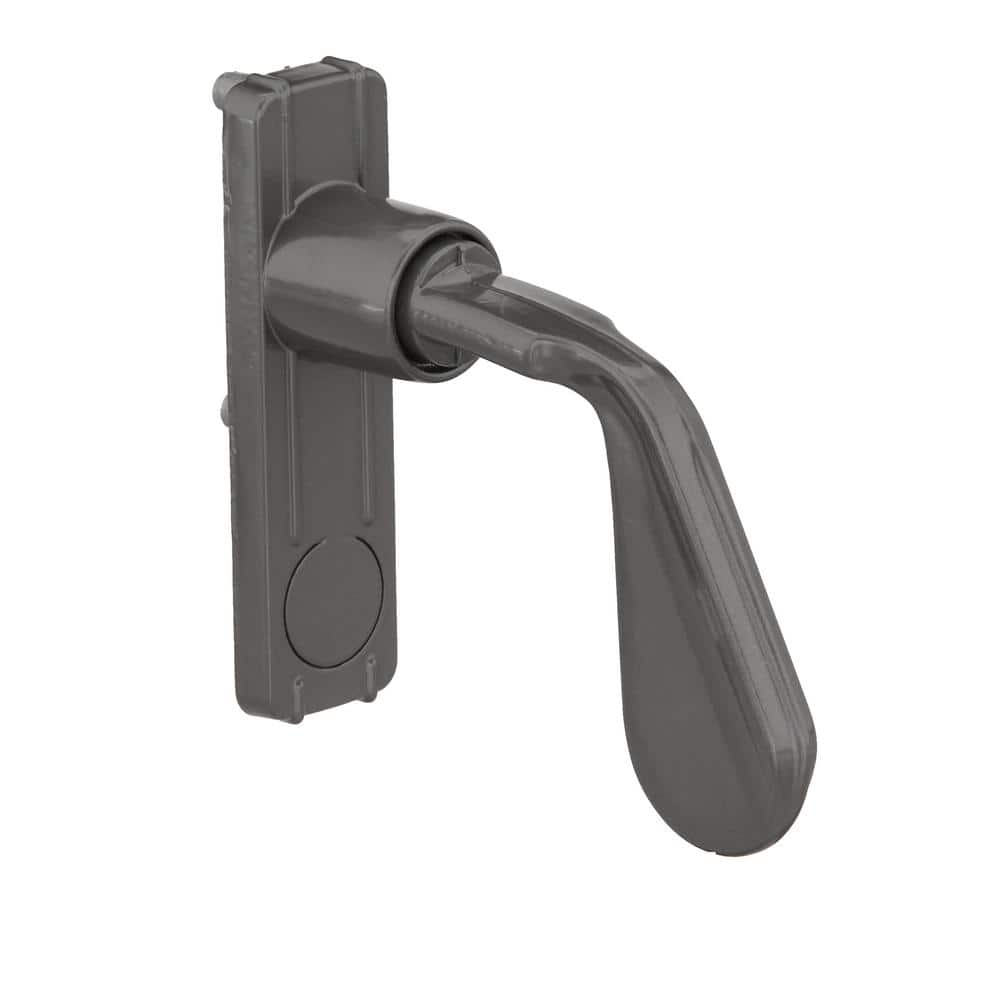 Bronze and Black Aluminum InSwing Latch with Handle