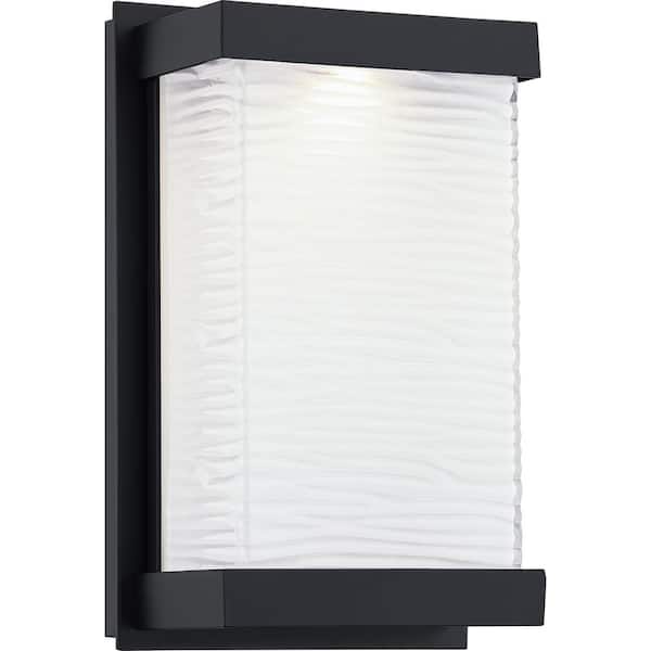 Quoizel Celine 1-Light Matte Black LED Outdoor Wall Lantern Sconce