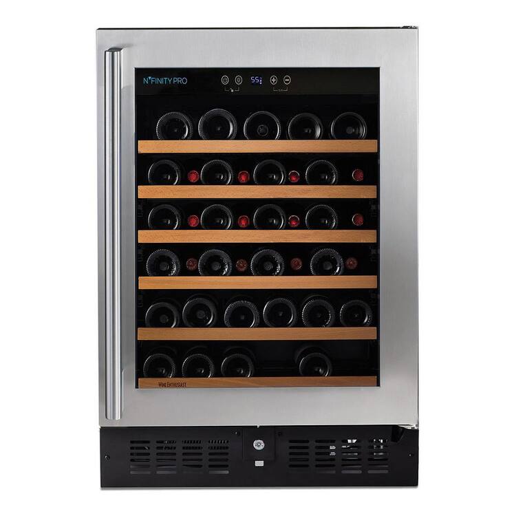 Wine Enthusiast N'FINITY PRO S 46Bottle 23.75 in. Single Zone SS