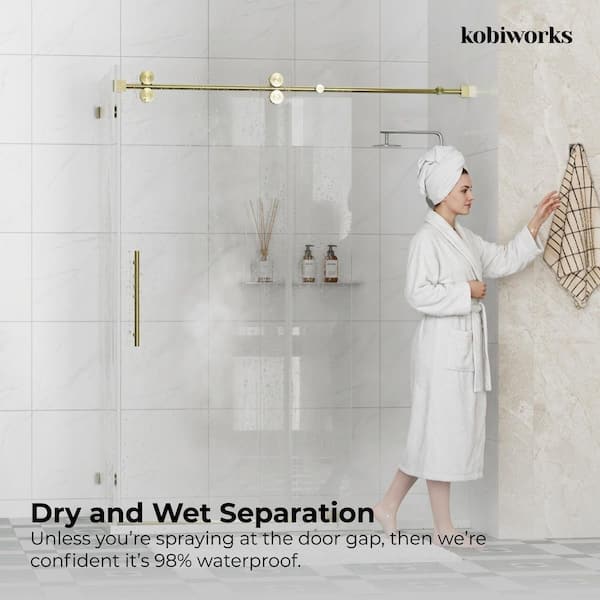 Kobiworks RADL 50 to 54 in. W x 37 in. D x 76 in. H Sliding