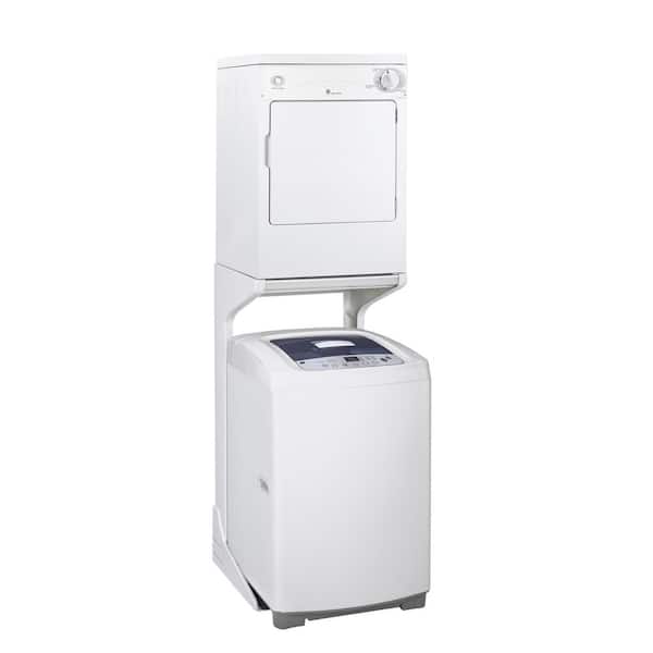 GE 3.6 cu. ft. 120-Volt White Stackable Electric Vented Stationary Compact  Dryer DSKS333ECWW - The Home Depot