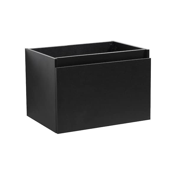 Fresca Mezzo 30 in. Modern Wall Hung Bath Vanity Cabinet Only in Black ...