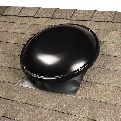 1250 CFM Black Wi-Fi Power Roof Mount Attic Fan
