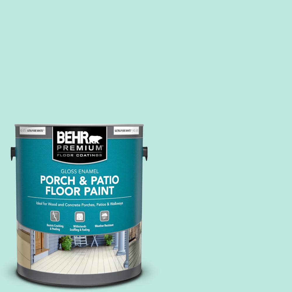 1 gal. #490A-2 Cool Jazz Gloss Enamel Interior/Exterior Porch and Patio Floor Paint price history on PriceWatchPro