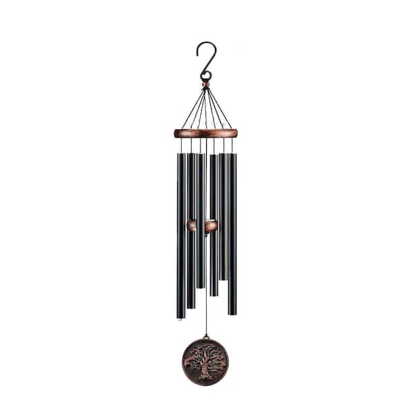 32 in. Aluminum Tree of Life Wind Chime for Outside HPFKYS56M4