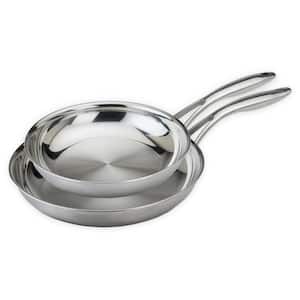 BC 9 .5 in. and 11 in. Stainless Steel Frying Pan (Set of 2)