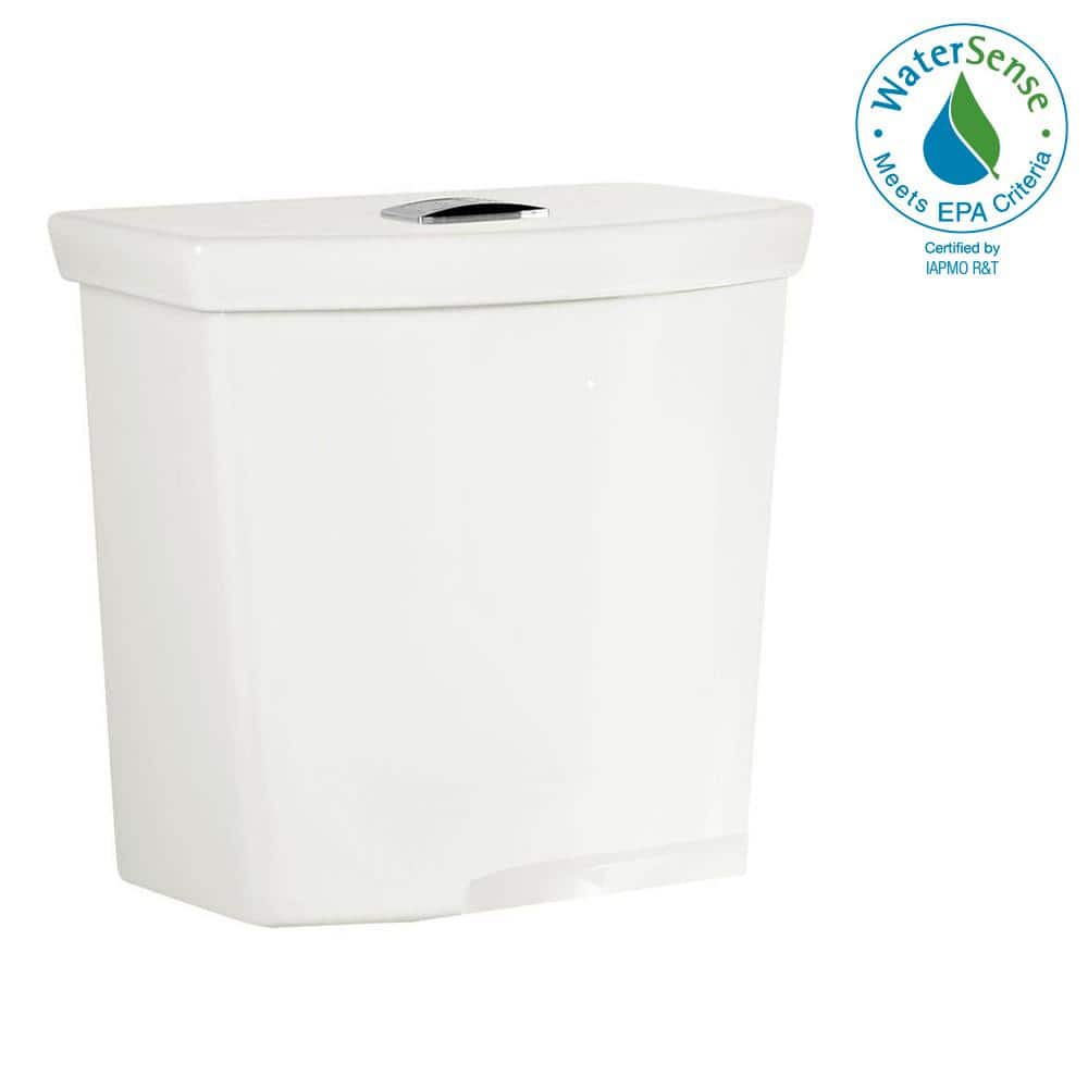 H2Option White Vitreous China Dual Flush Toilet Tank