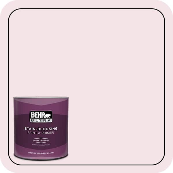 BEHR ULTRA 1 qt. #100A-2 Be Mine Extra Durable Eggshell Enamel Interior Paint & Primer