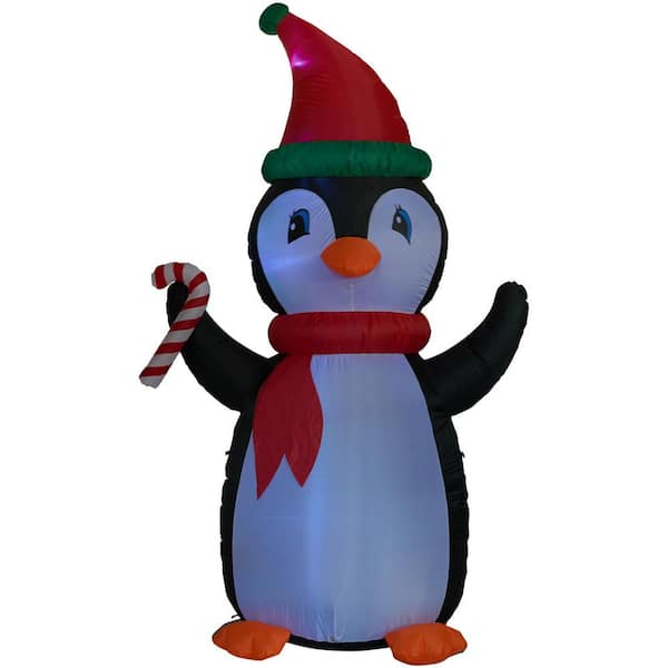 Holiday Living 3-Pack 24-in Penguin Free Standing Decoration with Clear  Incandescent Lights at