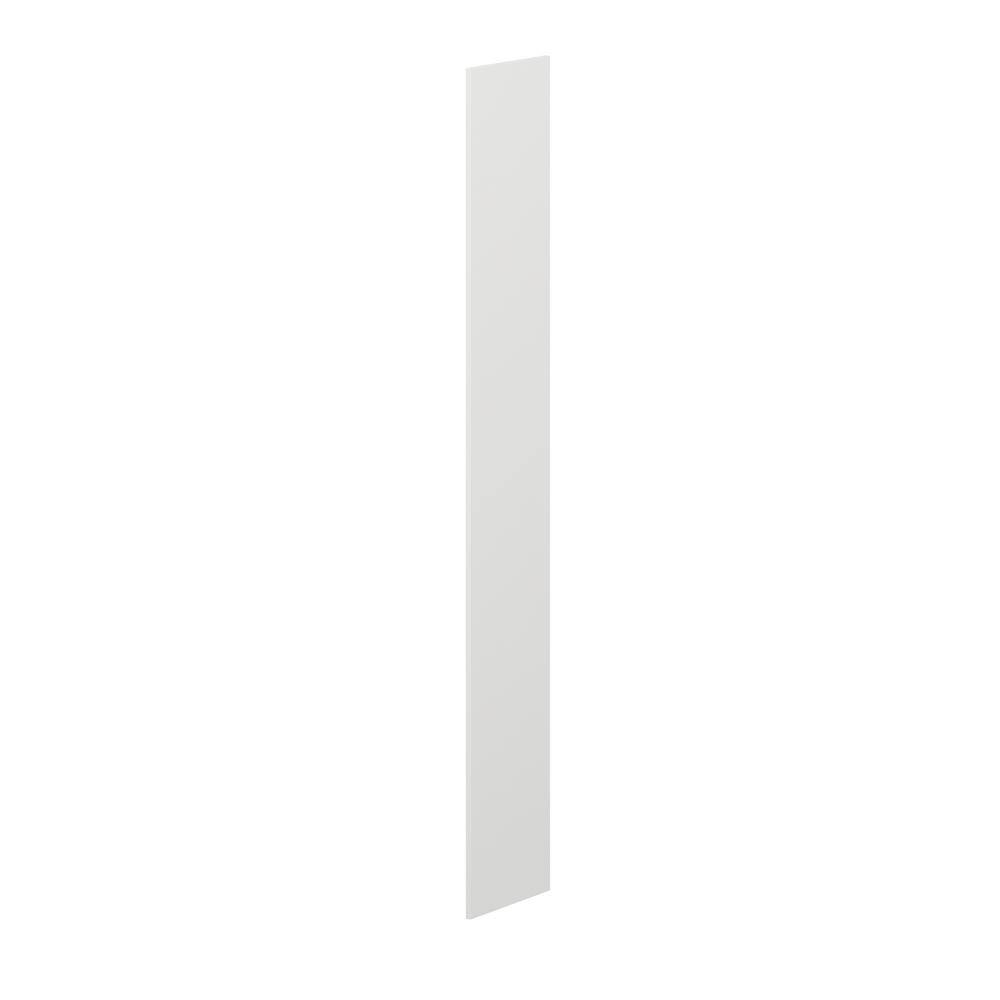J COLLECTION 14 in. W x 0.63 in. D x 96 in. H Alton White Pantry End Panel DSCP1496AT The