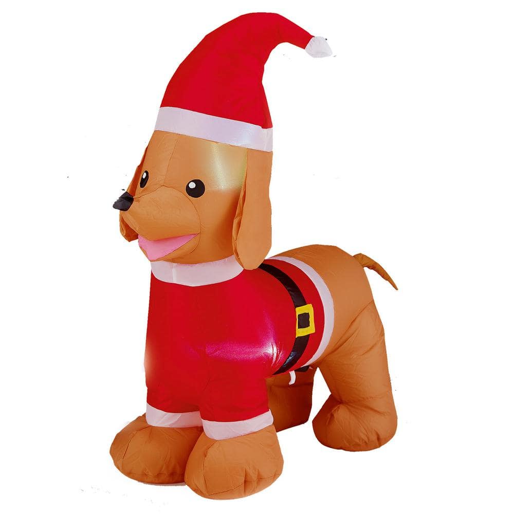 Brite Star 4 ft. W x 3.3 ft. H Dachshund Inflatable Airblown