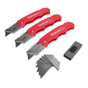 Folding Utility Knife Set (3-Pack)