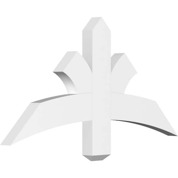 Ekena Millwork Davenport 36 in. W x 18 in. H x 2 in. D Signature Polyurethane Bracket