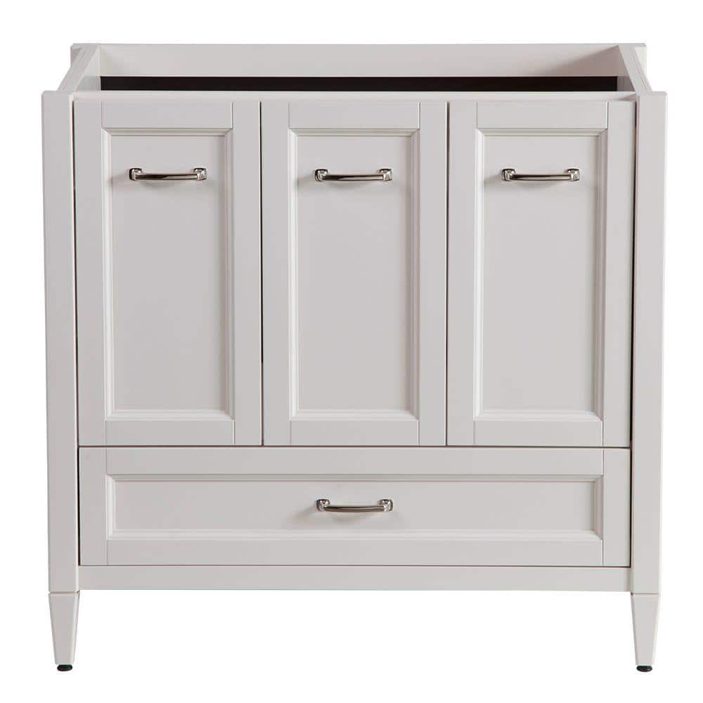 Reviews For Home Decorators Collection Claxby 36 In W X 34 In H X 22 In D Bath Vanity Cabinet Only In Cream Srsd3621 Cr The Home Depot