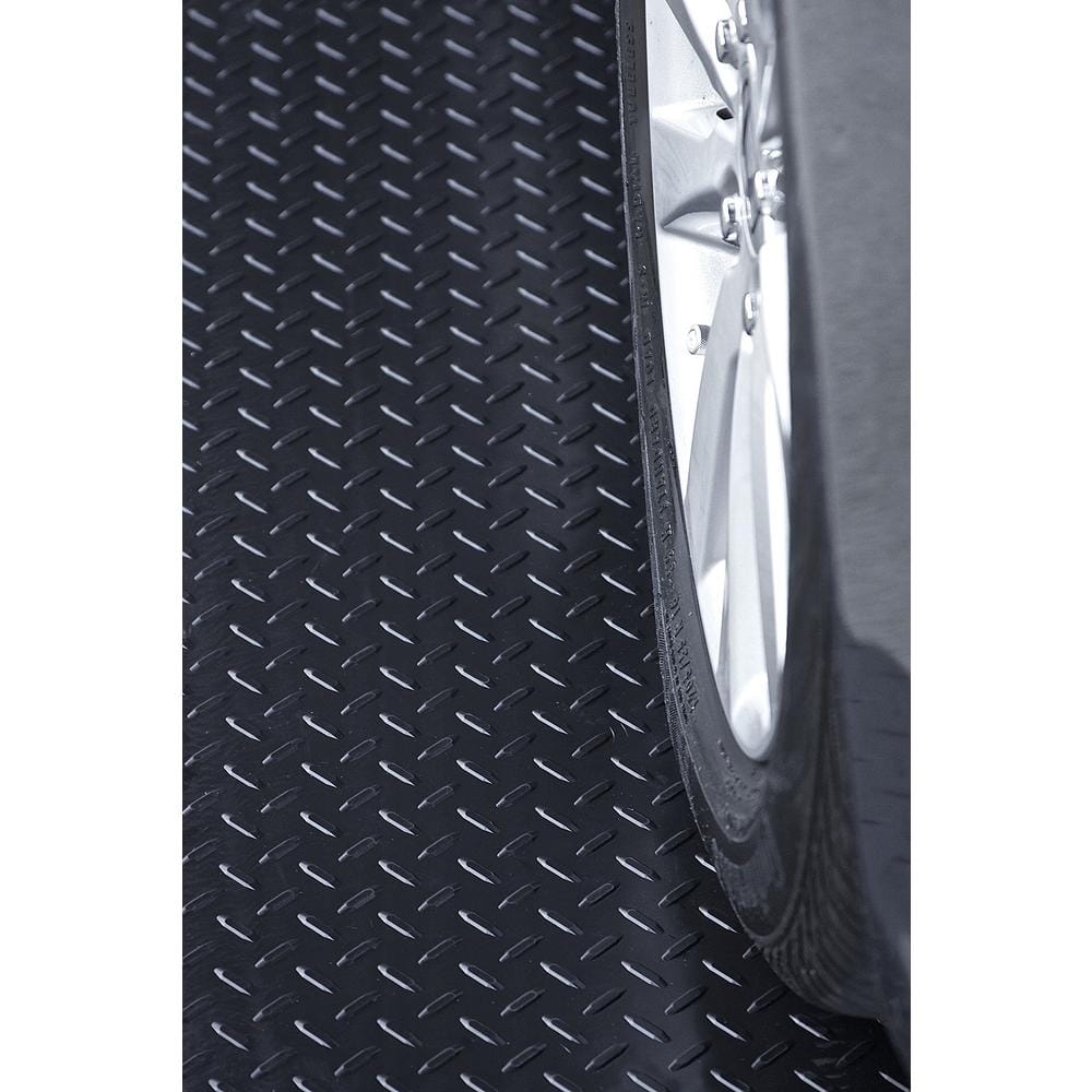 Diamond Plate 4 ft. W x 10 ft. L Black Commercial Grade Vinyl Garage Flooring Rolls price history on PriceWatchPro