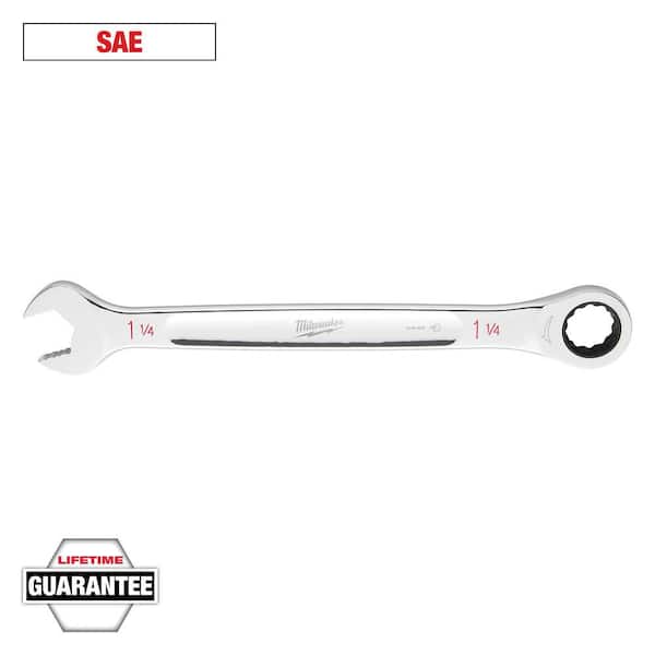 Milwaukee 1-1/4 in. Ratcheting Combination Wrench