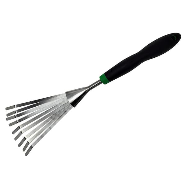 ZENPORT Mini Hand Rake, Green, (Box of 3)